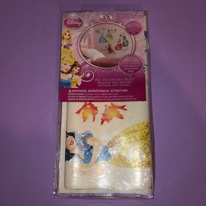 DISNEY PRINCESS Peel and Stick Decals. NEW IN BOX